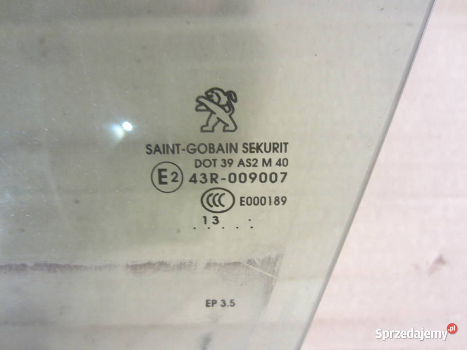 Szyba lewa przód przednia Peugeot 308 2013 HB szyby Szczecin