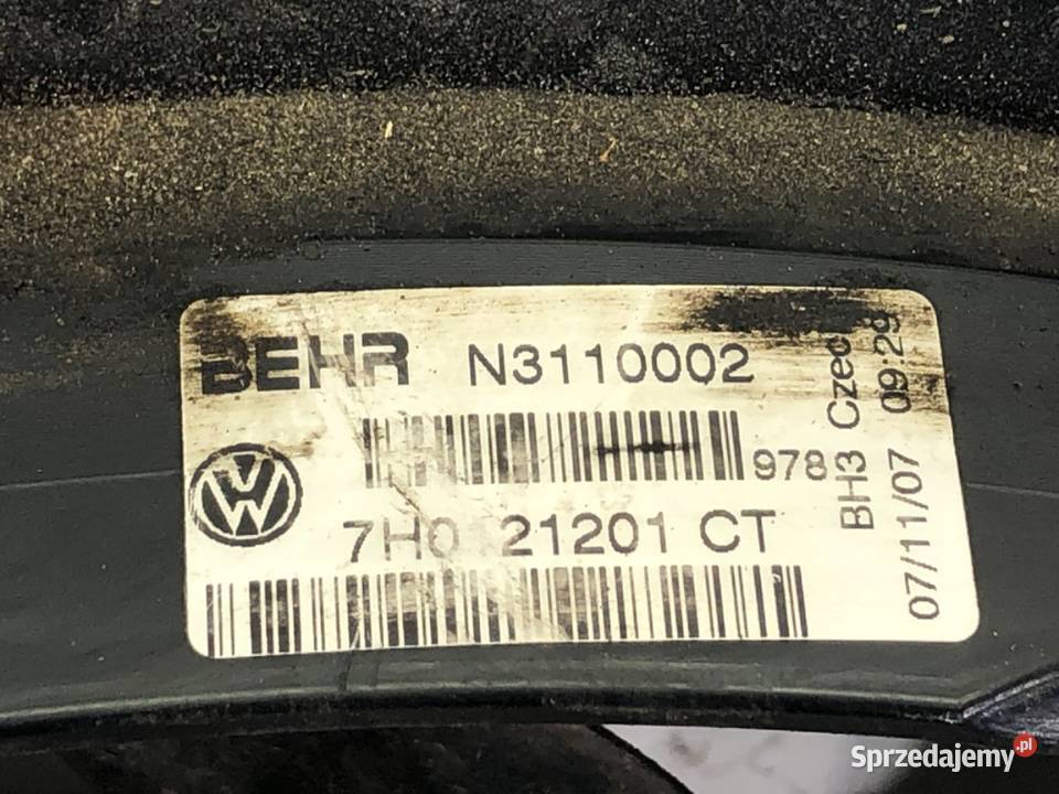 WENTYLATOR CHŁODNICY VW TRANSPORTER T5 19 102 podkarpackie sprzedam