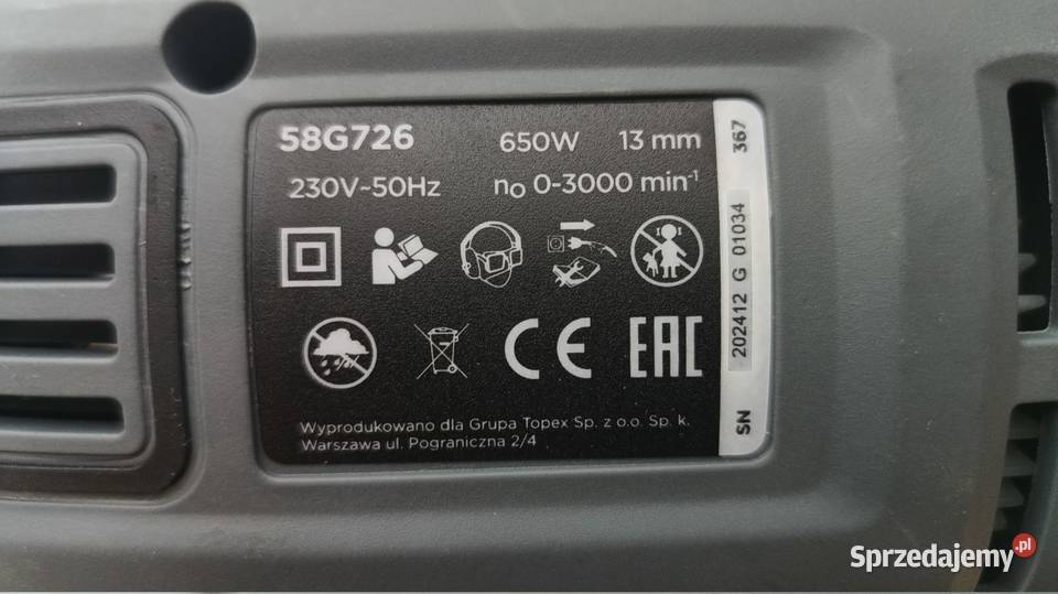 Wiertarka udarowa Graphite 650W Katowice