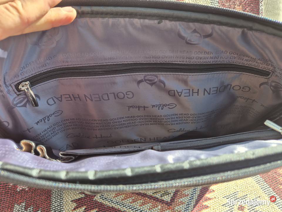 Skórzana torba na laptopa Golden head Torby i torebki Wrocław sprzedam