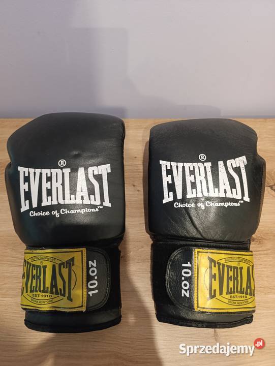 Rękawice bokserskie Everlast 10 oz skóra Bytom