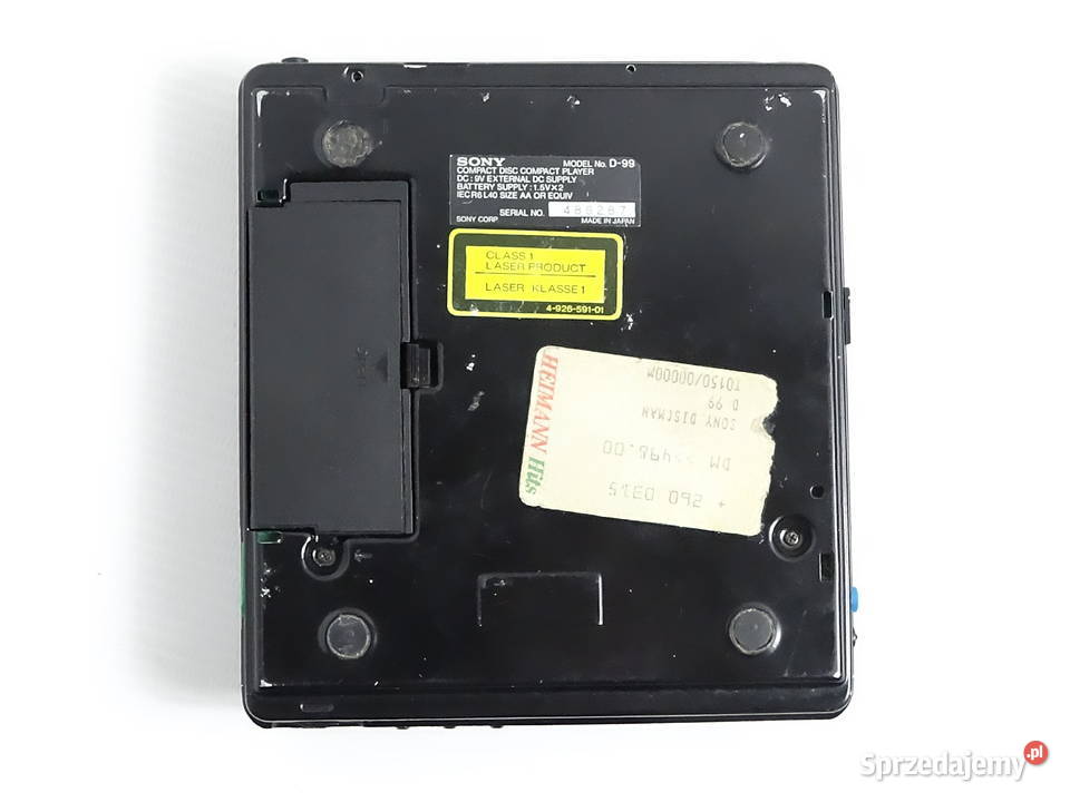 Kultowy SONY Discman D99 1bit DAC Mega Bass