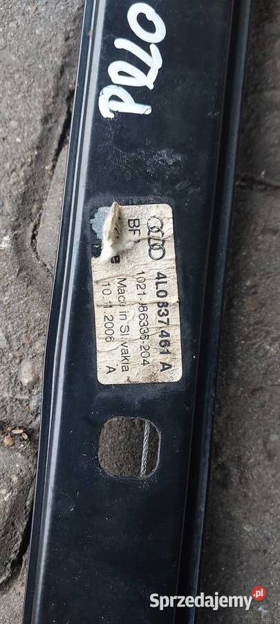 Mechanizm podnoszenia szyby lewy prawy tył AUDI Motoryzacja Szczecin