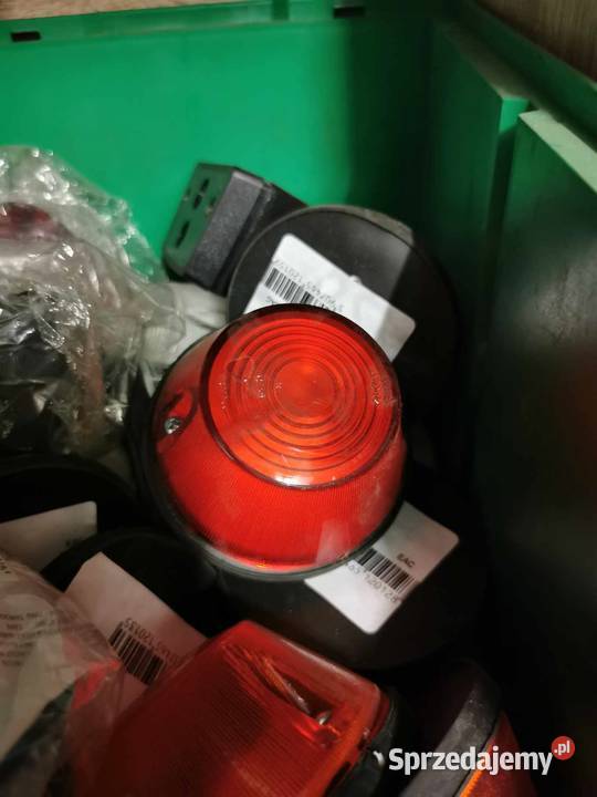 LAMPA OBRYSOWA BIAŁA rolnicza niska przyczepa
