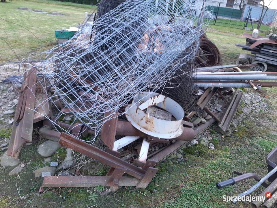 Różne Żelastwa Rurki Kontowniki Teowniki Siatka małopolskie Bulowice