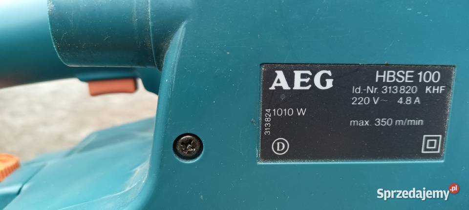 AEG HBSE 100 szlifierka taśmowa 1010 w szer Sędziszów