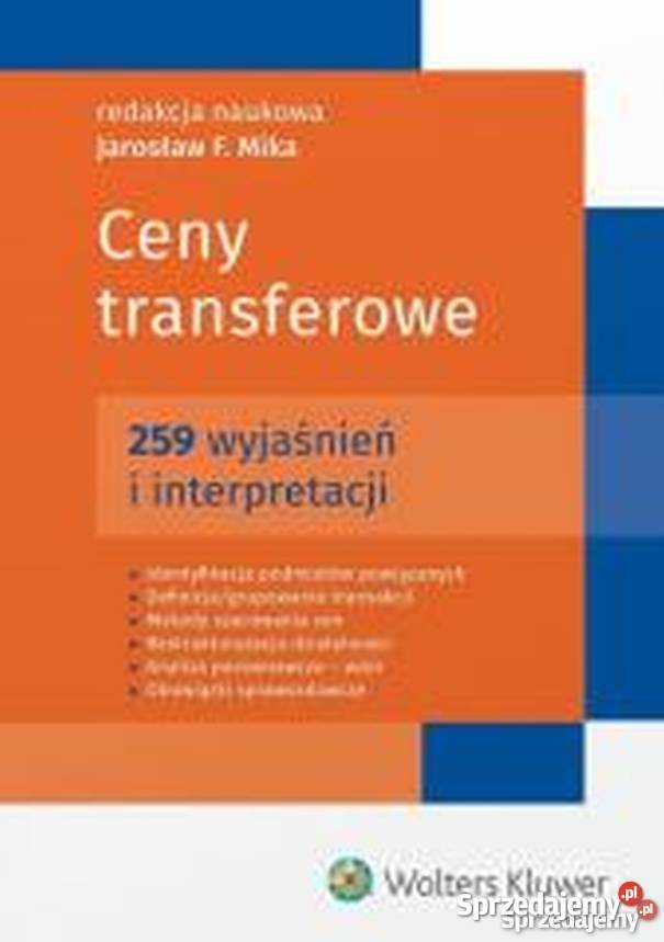 Ceny transferowe Jarosław F Mika Świdnica