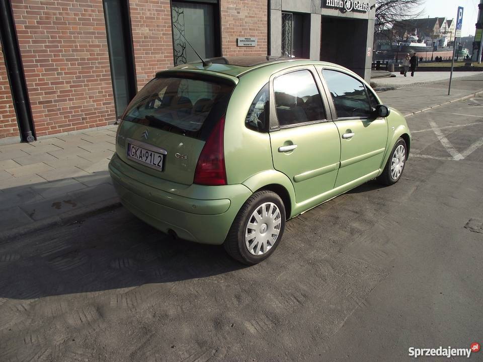 CITROEN C3 14 HDI Exclusive SOLAR welur 2005 pry światła przeciwmgłowe pomorskie Chmielno
