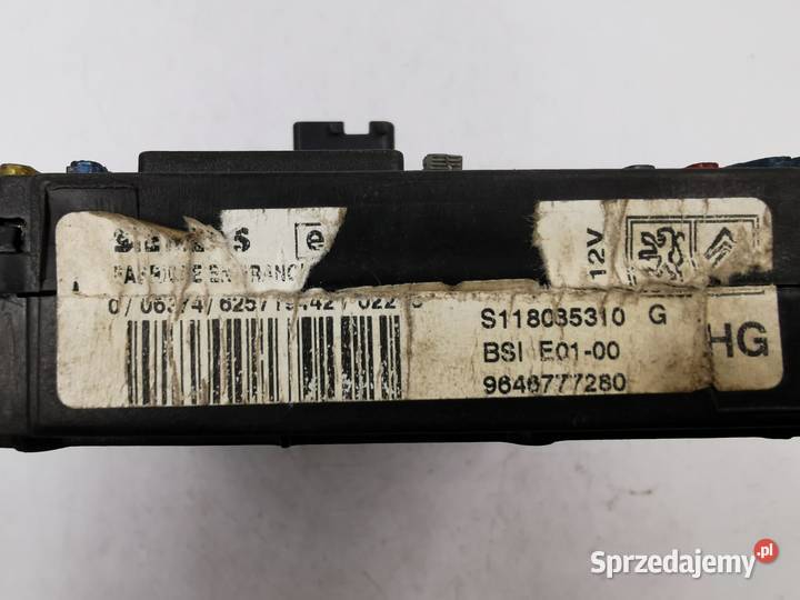 Sterownik Silnika Peugeot 206 14 HDI 9647158080 mazowieckie