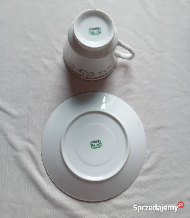 Filiżanka duo porcelana chińska lata 60e70e XX w wielkopolskie Koźminek