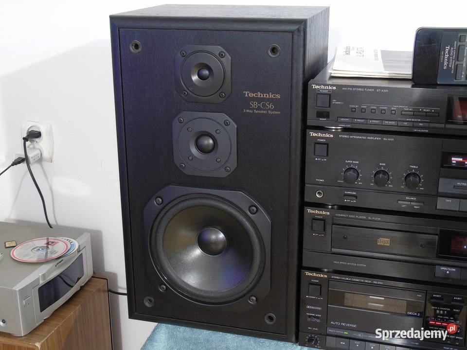 Wieża Technics SAX101 pilot kolumny DOSTAWA podkarpackie Jasło