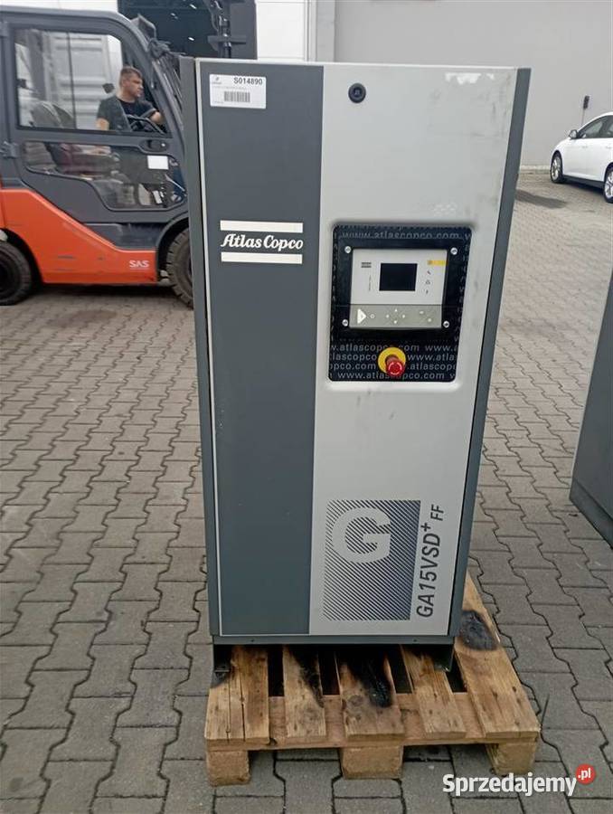 Sprężarka śrubowa Atlas copco Ga 15vsdff Kompresory Wilków