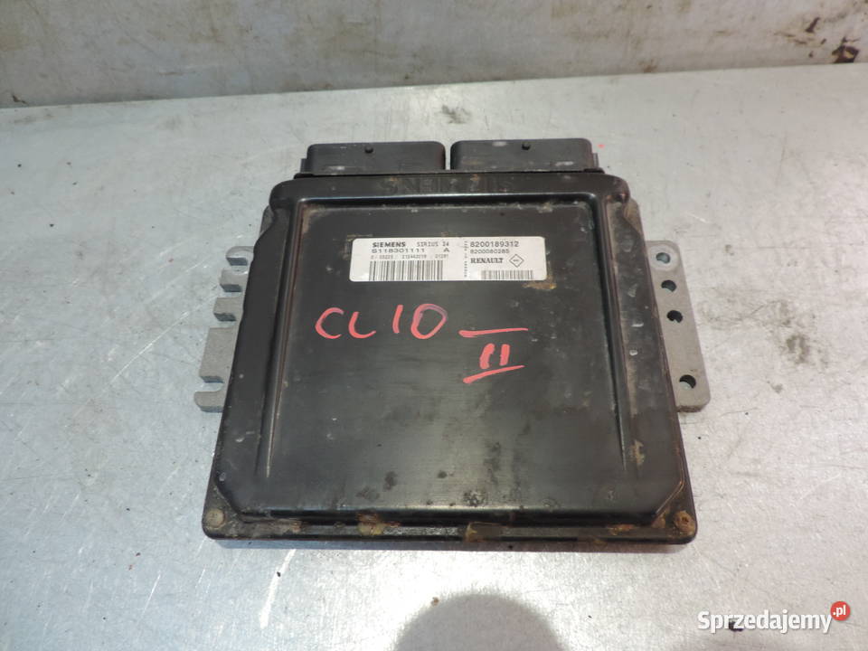 RENAULT KOMPUTER STEROWNIK CLIO 2 14 S118301111A Nowy Sącz