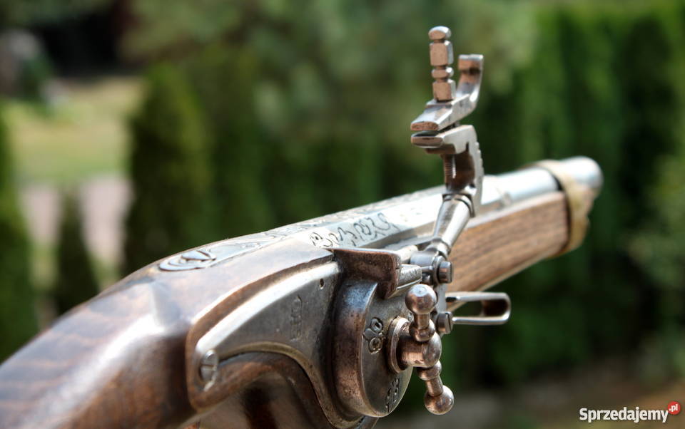 HUSARSKI XVII wCZARNOPROCHOWY PISTOLET Z ZAMKIEM Militaria Sokółka sprzedam