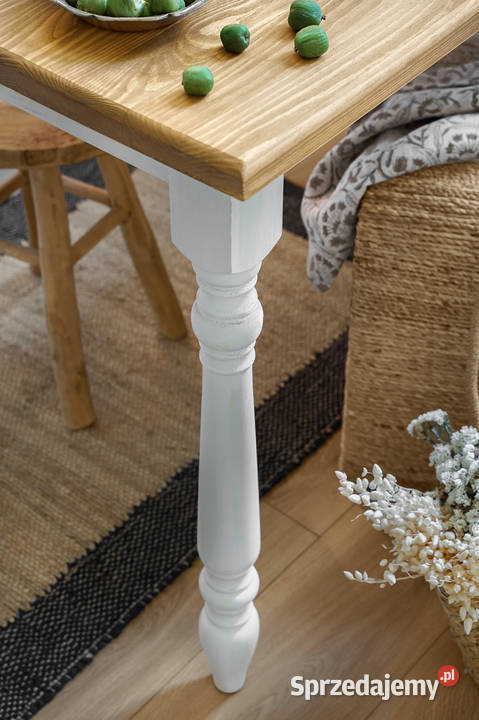 Stylowy stolik przyścienny drewniany MES 04