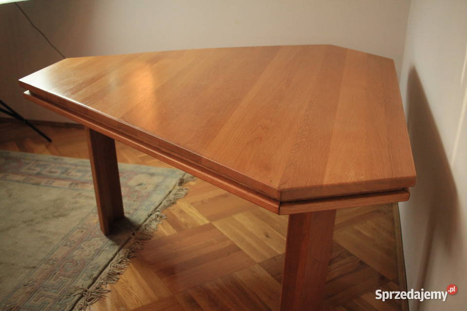 Nietypowy stół dębowy 1cm śląskie Pszczyna sprzedam