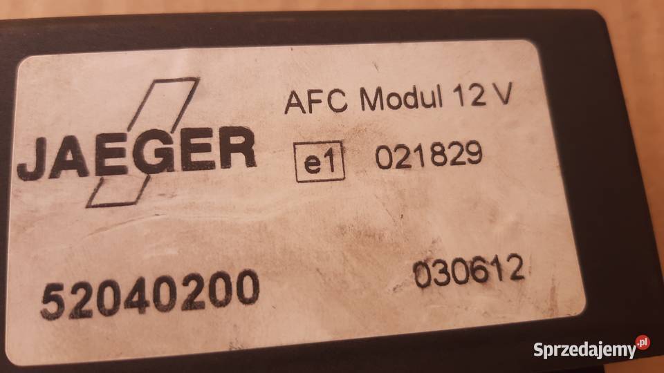 moduł haka mercedes C w203 JAEGER 52040200 Układ elektryczny Dębno