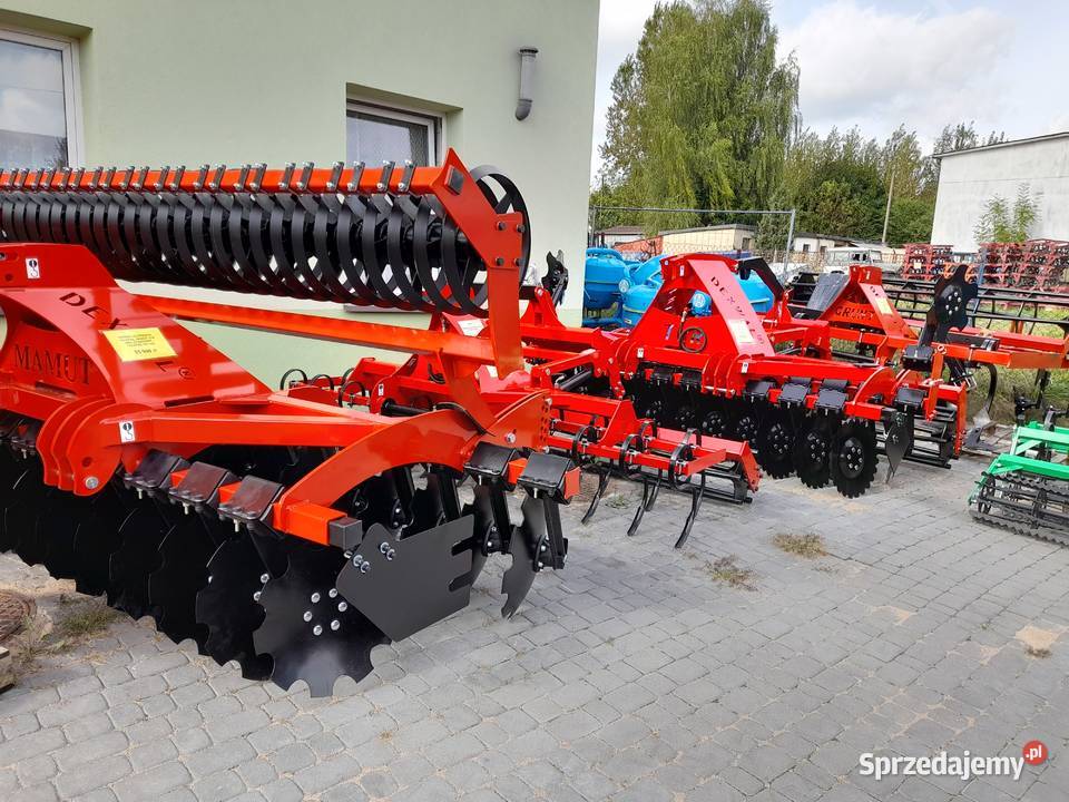 Brona talerzowa MAMUT t fi 560 wał daszkowy Juchnowiec Górny