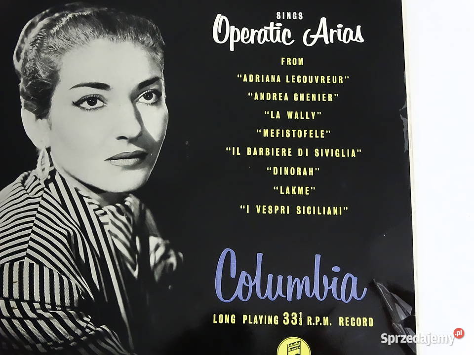 Maria Meneghini Callas Sings Operatic Arias klasyczna Biłgoraj