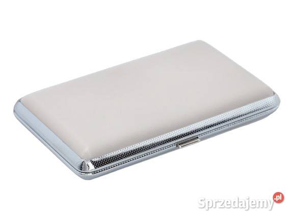 Papierośnica Skórzana SLIM na Cienkie Papierosy śląskie