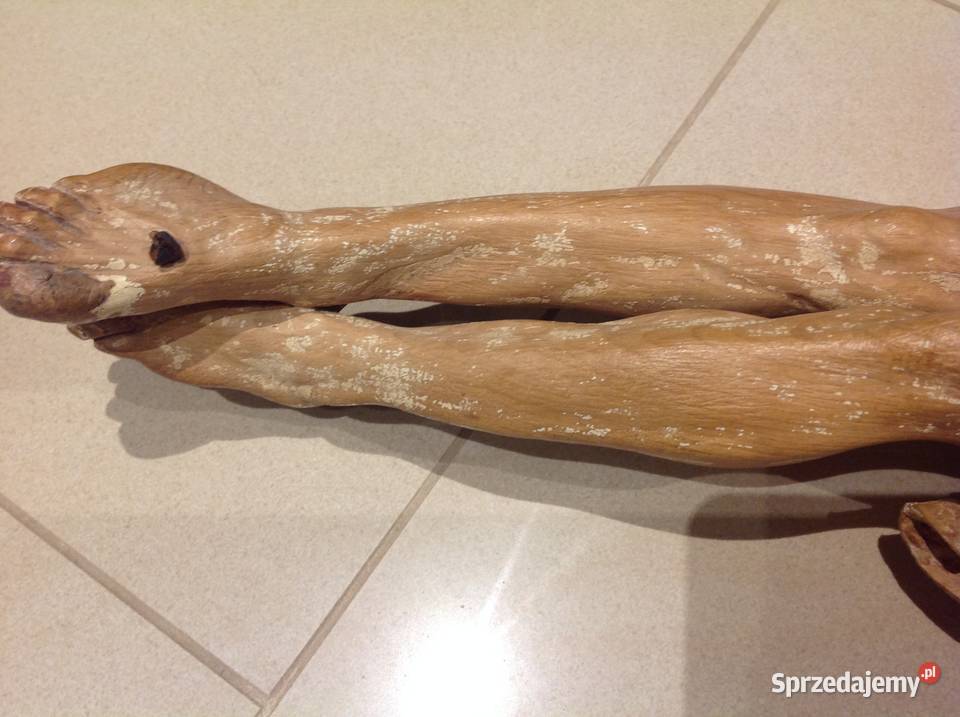 Stara Drewniana figura Jezusa Nowa Sól sprzedam