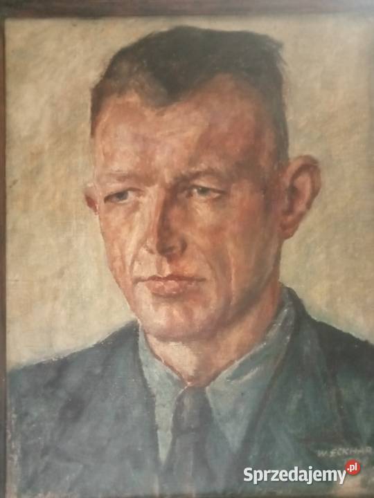 Wilhelm Eckhardt artysta ur1891 Obraz olej Grójec