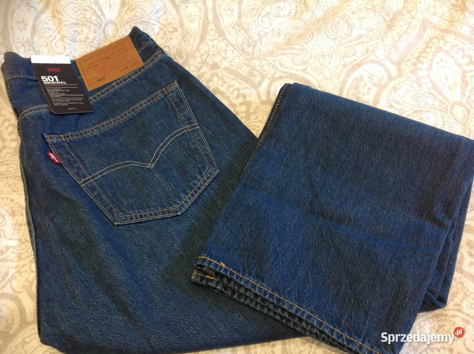 Spodnie Jeans Męskie LEVIS 501 LXL W34 L30 NOWE Levi's lubuskie