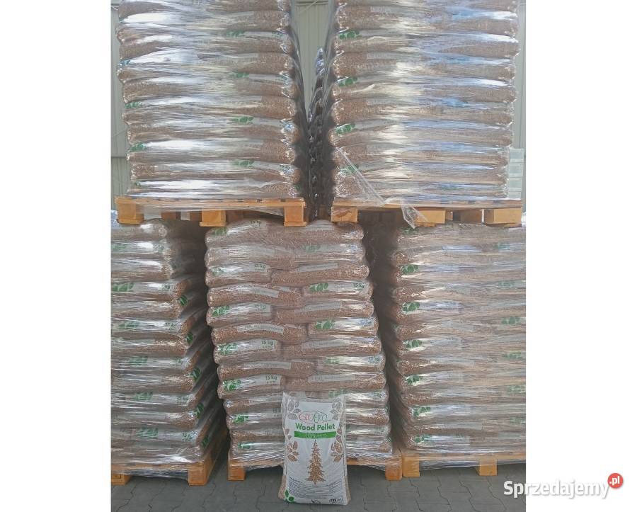 Wood Pellet paleta 65 worków 15 Barcin