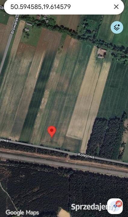 Działka rolna równa bez kamieni 264ha Sprzedaż śląskie Kroczyce sprzedam