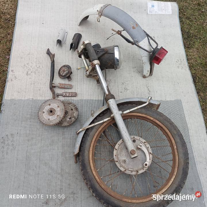 WSK 125 kos kompletne koło przednie