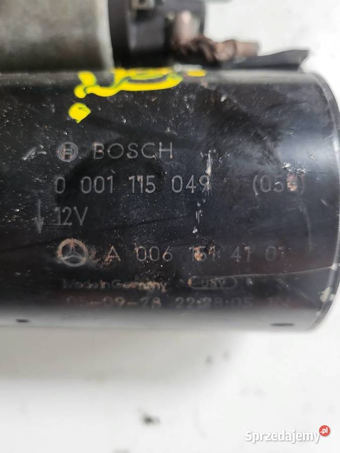 Rozrusznik Mercedes BOSCH 0001115049 Pozostałe Mielec