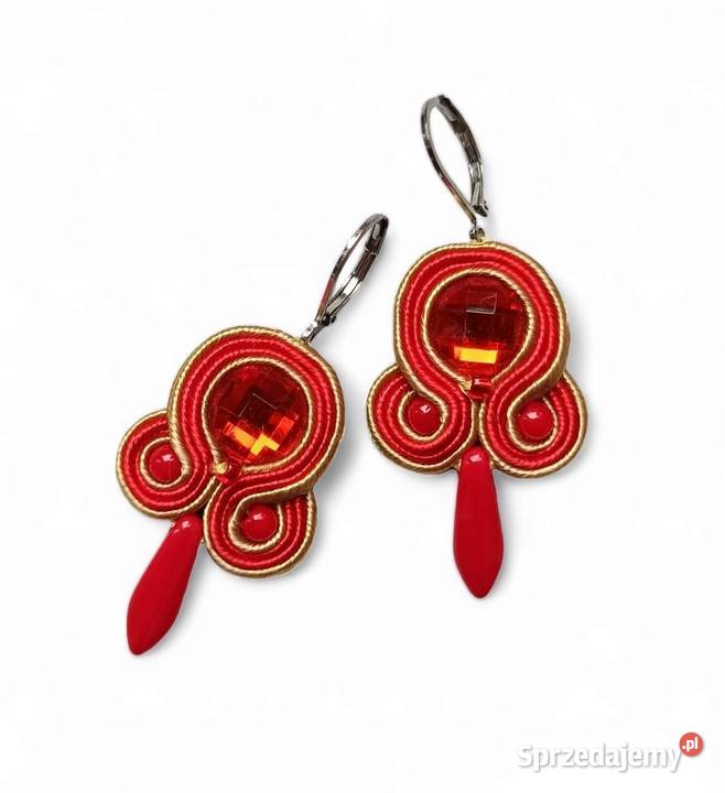 Kolczyki Sutasz rękodzieło Nane Sutasz