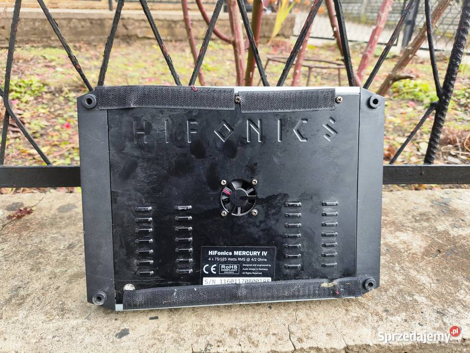 Wzmacniacz samochodowy 4 kanałowy Hifonics Niegowonice