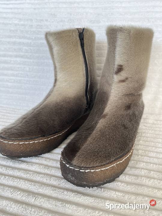 Vintage prawdziwe futro Winter Boots Schapuro Jastrzębie-Zdrój sprzedam