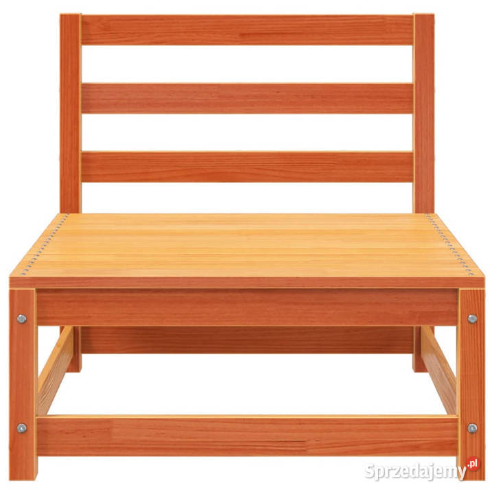 2osobowa sofa ogrodowa z podnóżkiem woskowy brąz Warszawa sprzedam