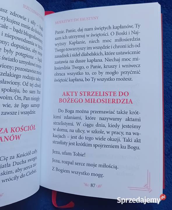 Ks Leszek Smoliński Jezu ufam Tobie Modlitewnik twarda Koźminek
