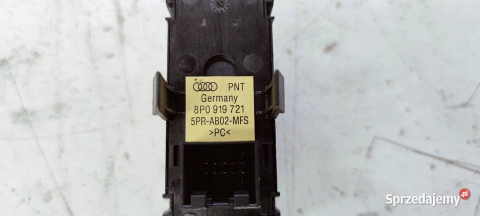 PRZEŁĄCZNIK PANEL NAWIGACJI AUDI A3 8P 8P0919721 osobowe Przystajń