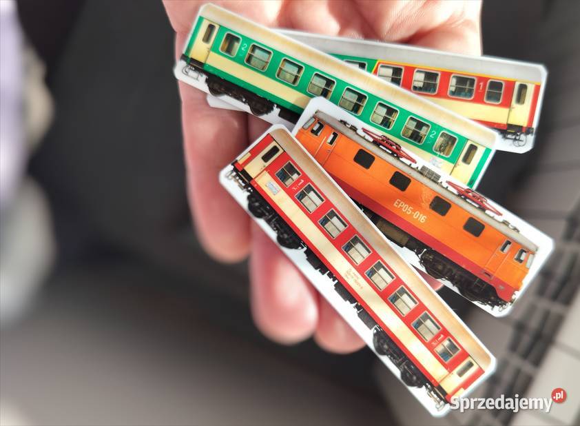Magnesy kolejowe na lodówkę Seria I PKP lata 90 Kraków