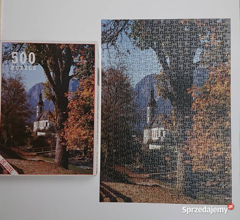 Puzzle 500 vintage 325x47 krajobraz Ramsau Kultura i Rozrywka