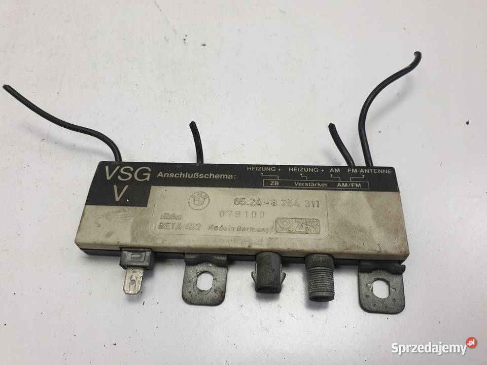 BMW E31 840 850 i WZMACNIACZ ANTENY 8354311 osobowe Rudka