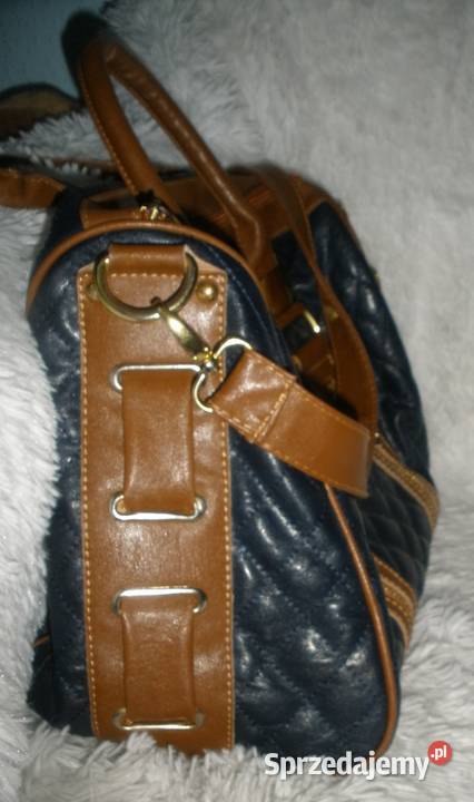Torba damska skórzana granatowa Kraków