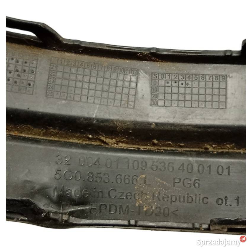Prawa kratka zderzaka Volkswagen Golf VII Zderzaki wielkopolskie