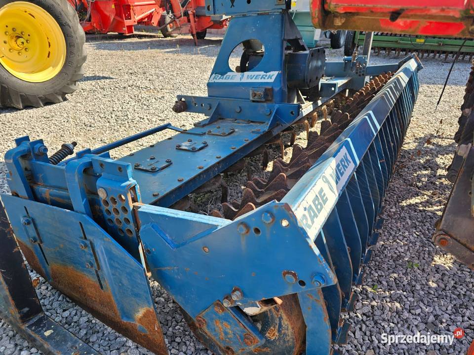 Brona Wirnikowa RABEWERK 3 metry z wałem Packera Gąsewo
