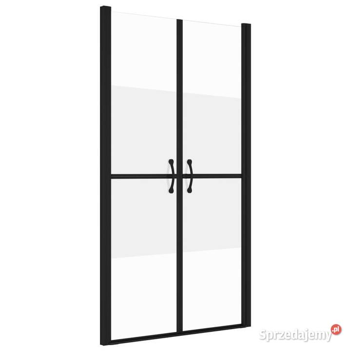vidaXL Drzwi prysznicowe szkło częściowo mrożone Warszawa
