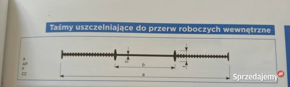 Taśma uszczelniająca do przerw roboczych w Zgierz