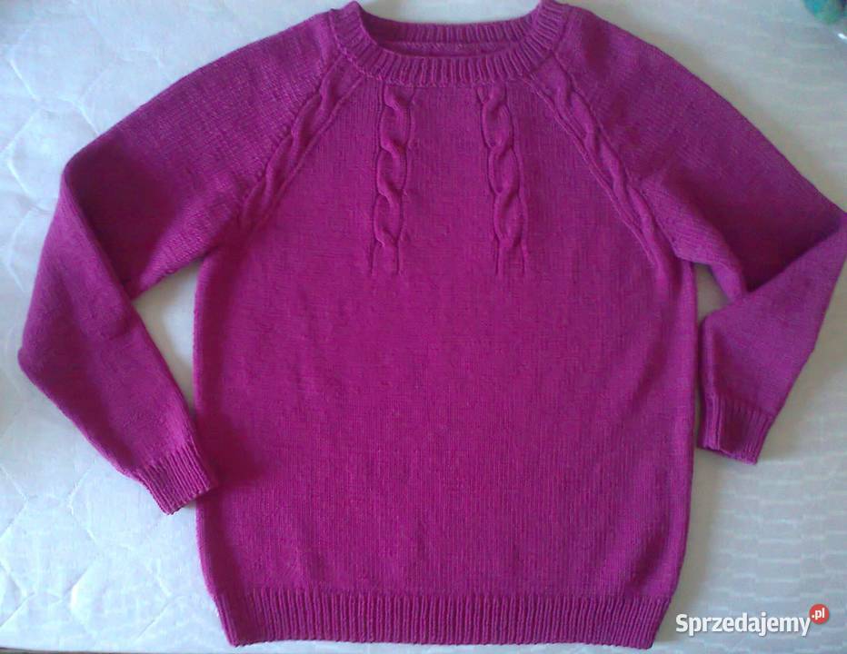 Sweter damski wykonanie na drutach na zamówienie Wrocław