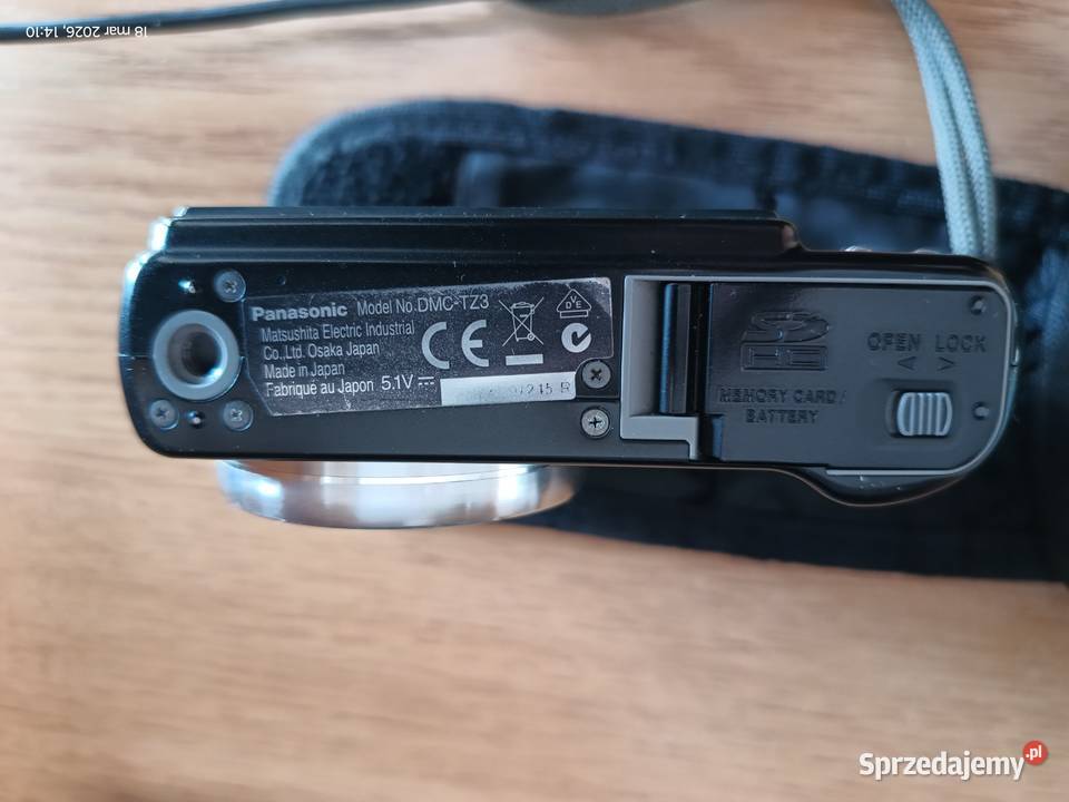 Aparat fotograficzny Panasonic DMC TZ 3 Wronki sprzedam