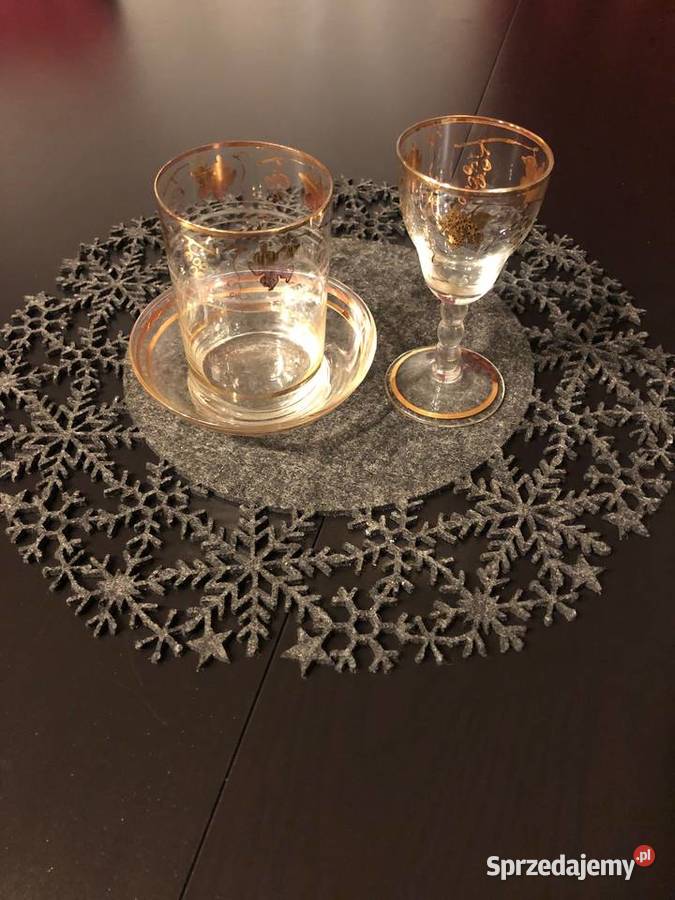 Wyjątkowy Zestaw Cienkościennego Szkła Vintage Kraków