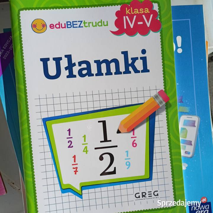 Ułamki matematyka pomoce edukacyjne książki mazowieckie Warszawa