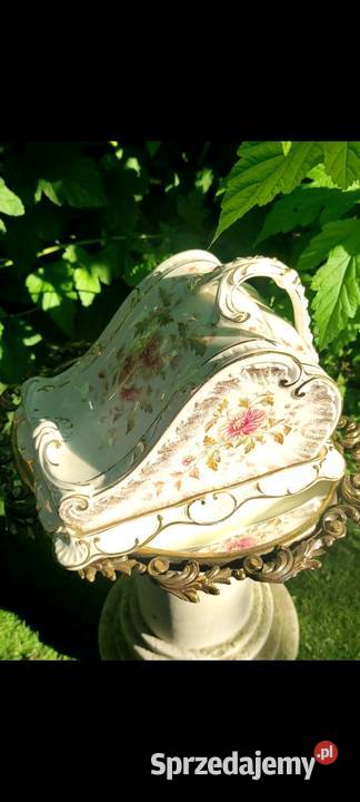 Prawdziwy Unikat Antyczna PorcelanowaBarokowa Pabianice
